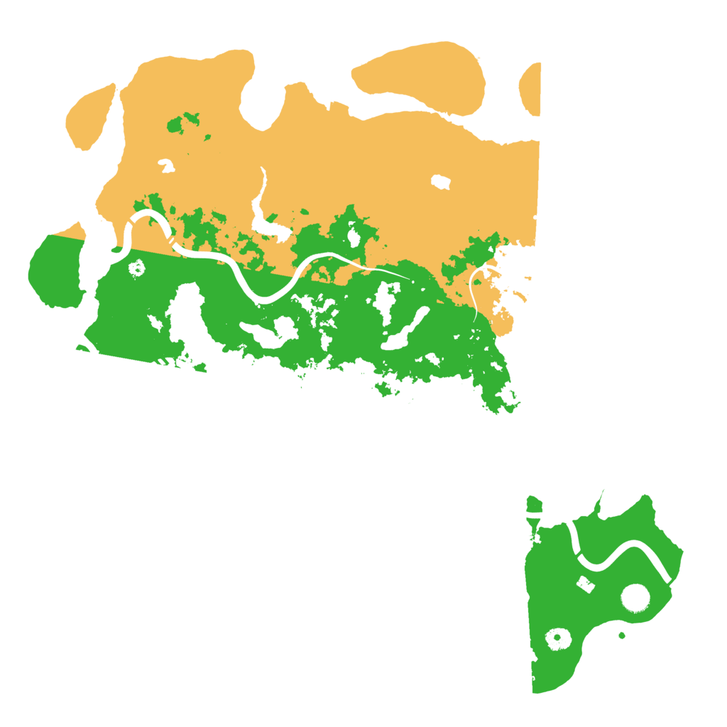 Biome Rust Map: Procedural Map, Size: 4500, Seed: 603060261