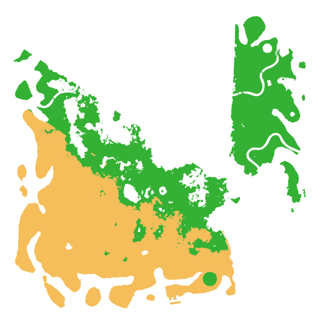 Biome Rust Map: Procedural Map, Size: 6000, Seed: 173889729
