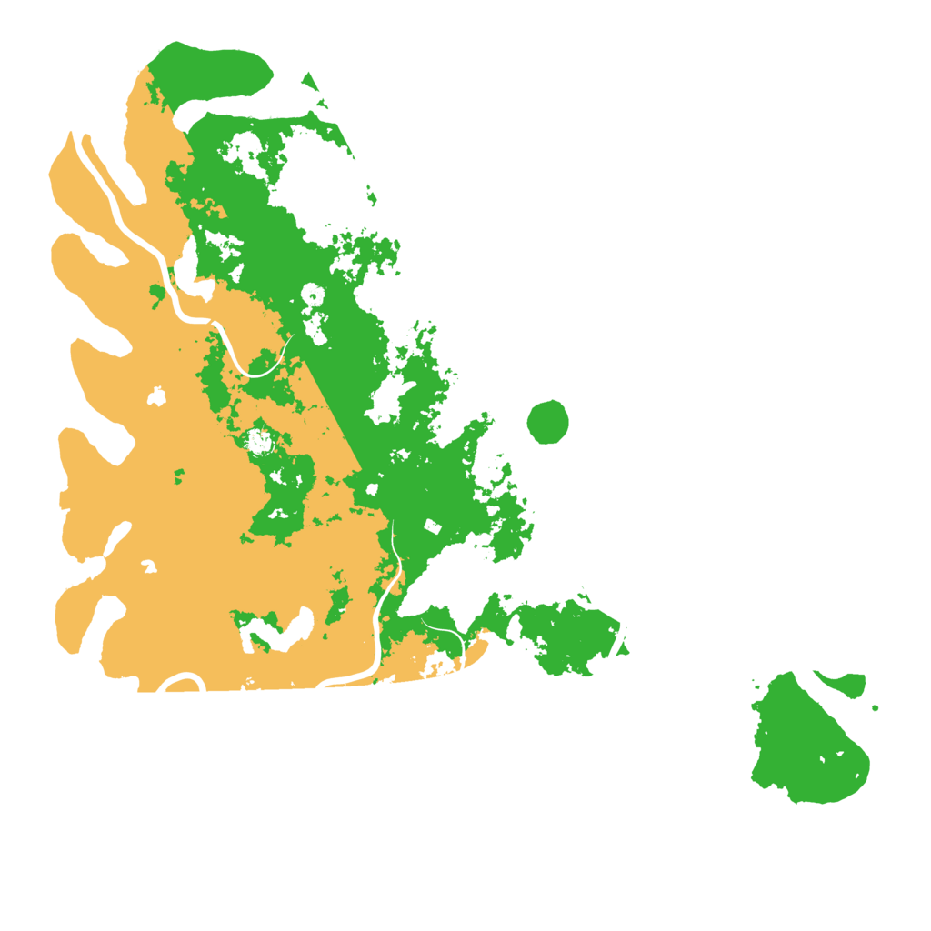 Biome Rust Map: Procedural Map, Size: 6000, Seed: 528965357