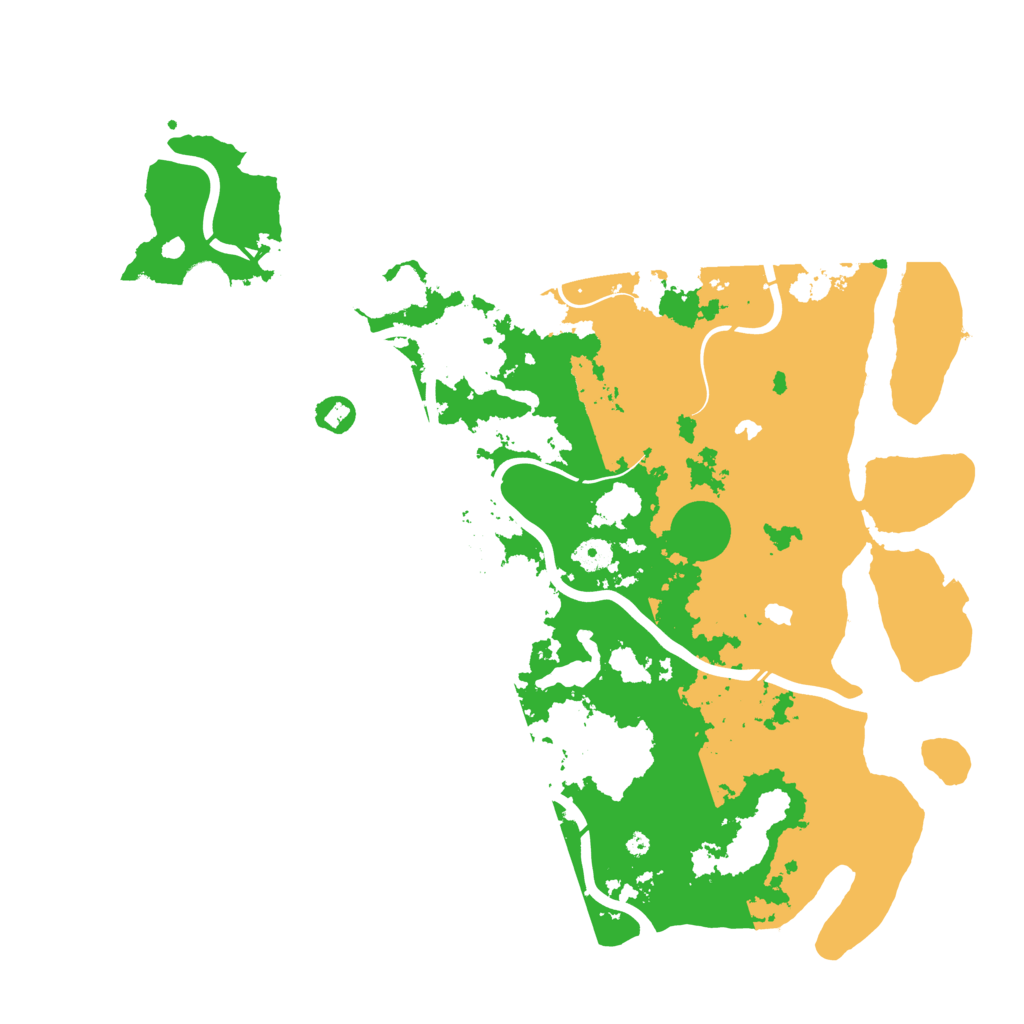Biome Rust Map: Procedural Map, Size: 4500, Seed: 32390198