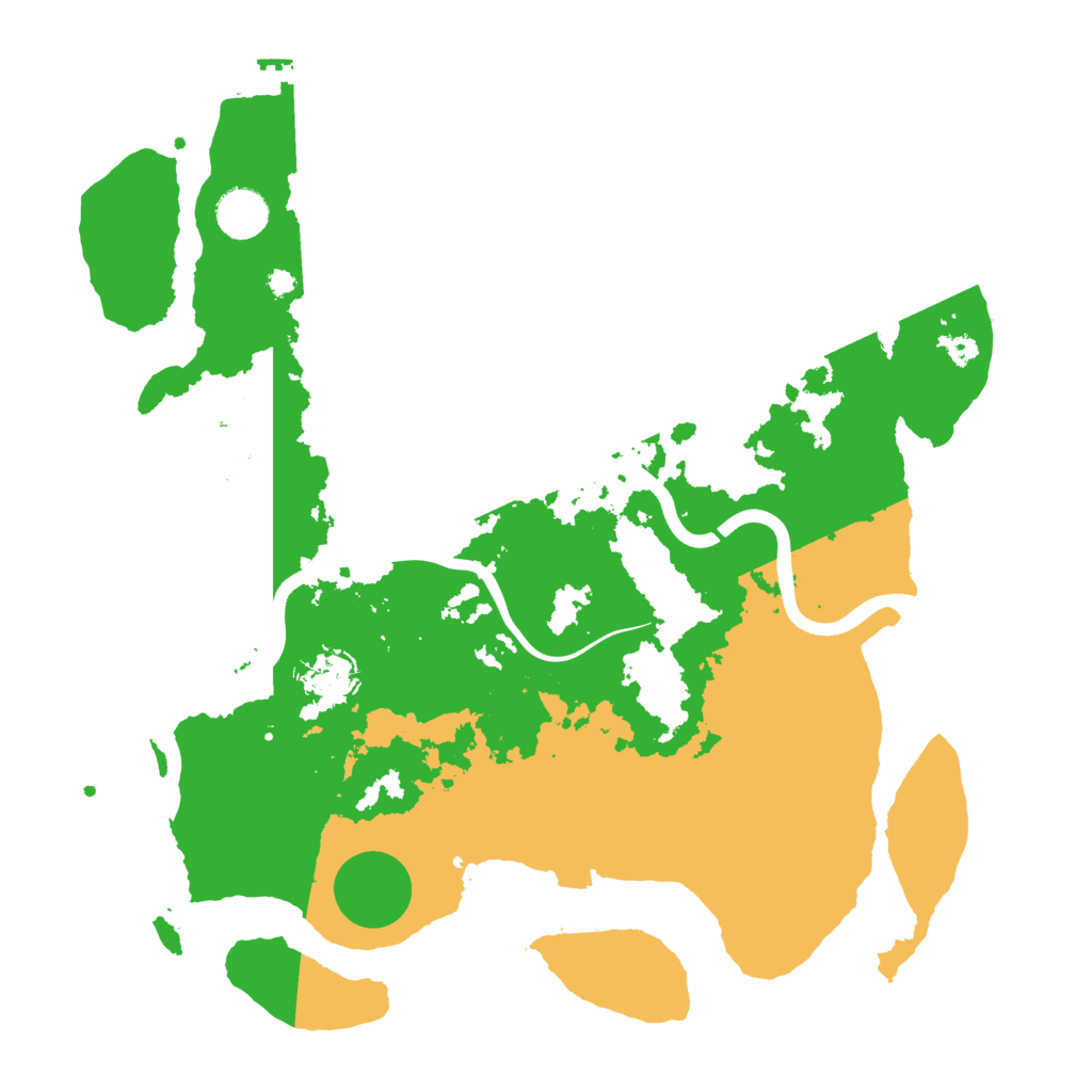 Biome Rust Map: Procedural Map, Size: 3750, Seed: 1418667159