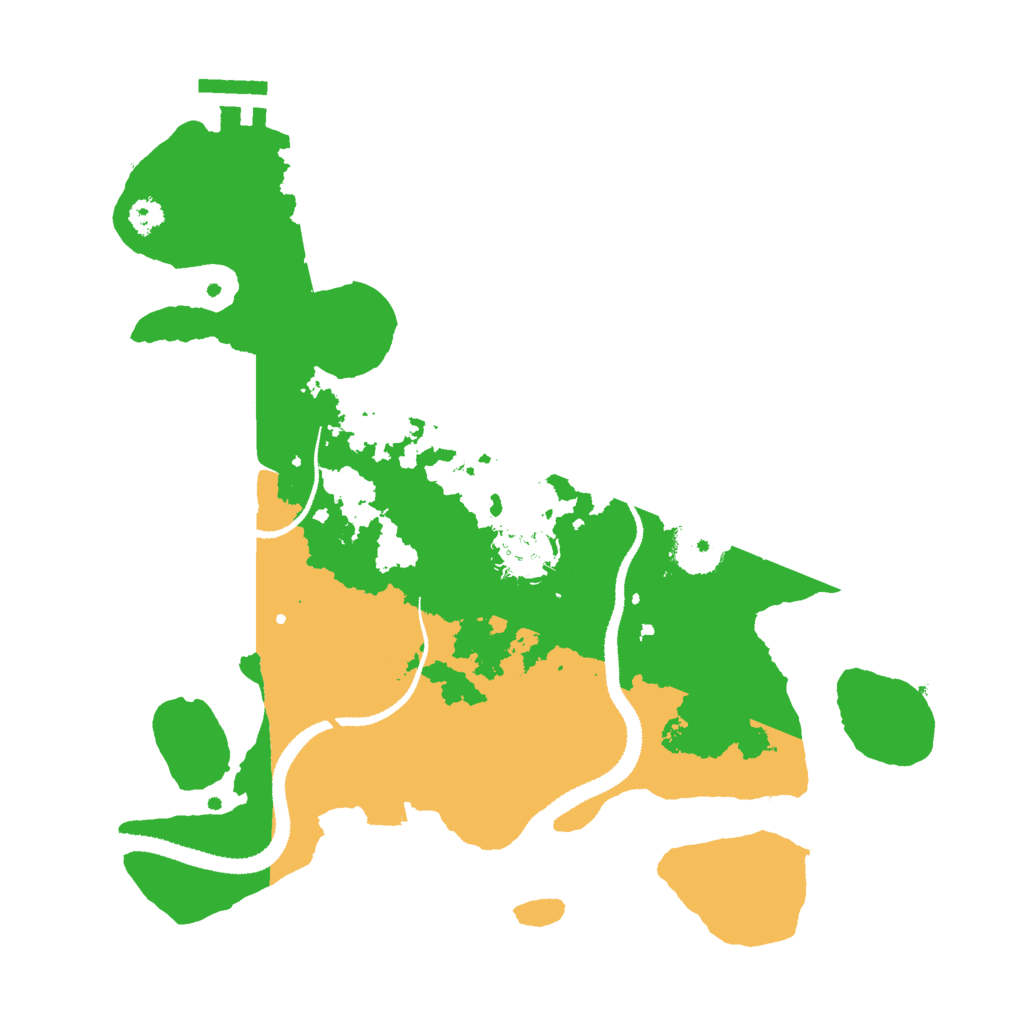 Biome Rust Map: Procedural Map, Size: 3000, Seed: 992833633