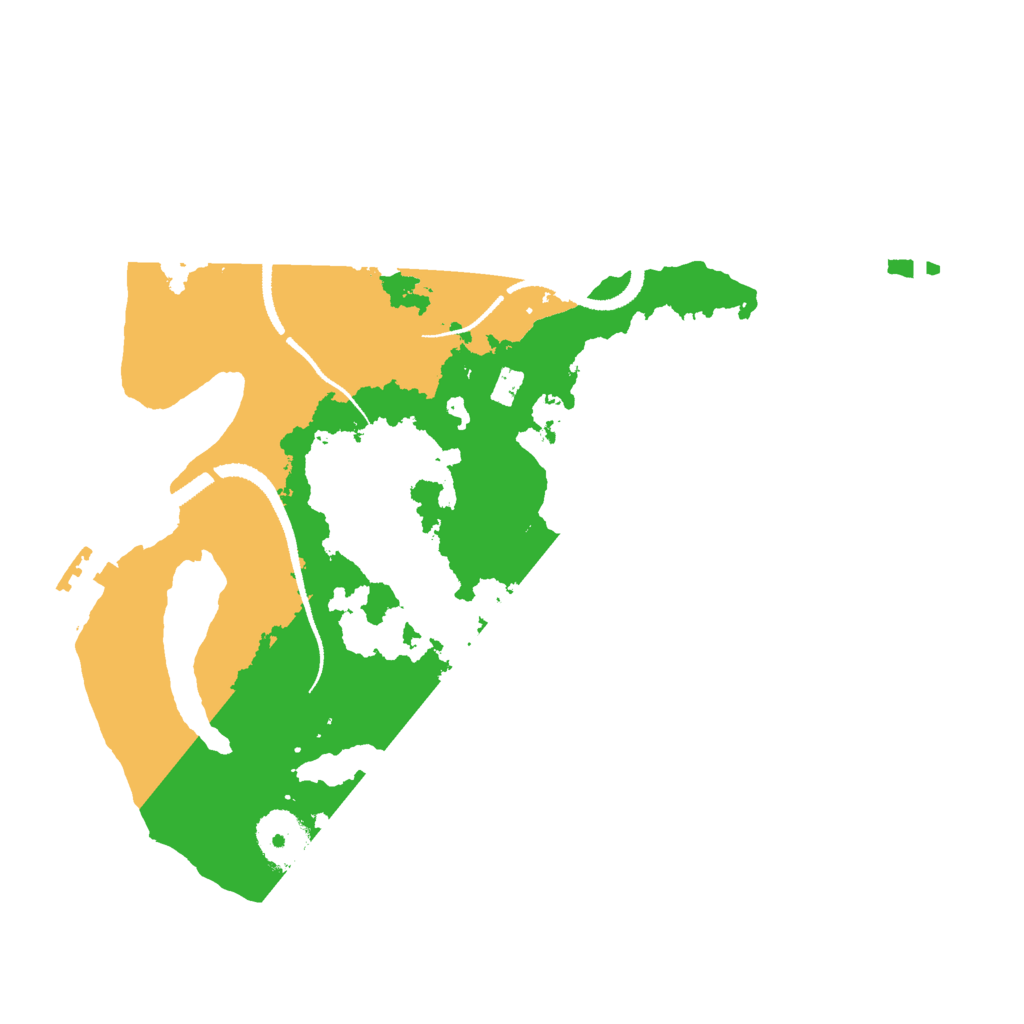 Biome Rust Map: Procedural Map, Size: 3000, Seed: 667539296