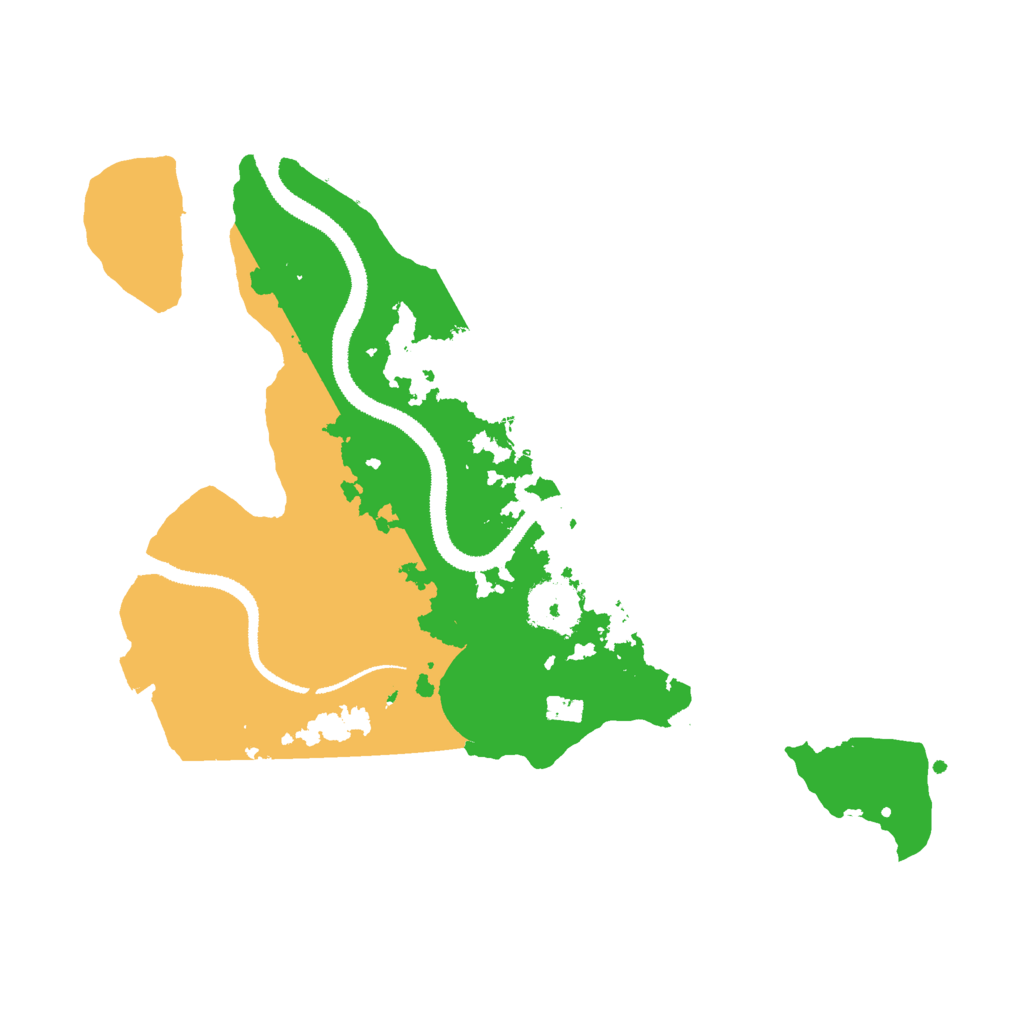 Biome Rust Map: Procedural Map, Size: 3000, Seed: 2076209019