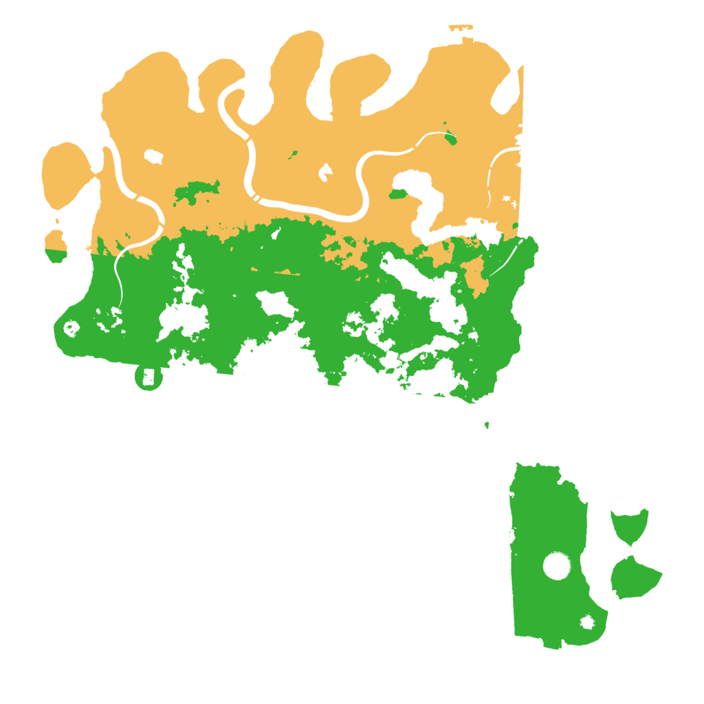 Biome Rust Map: Procedural Map, Size: 4500, Seed: 222474933