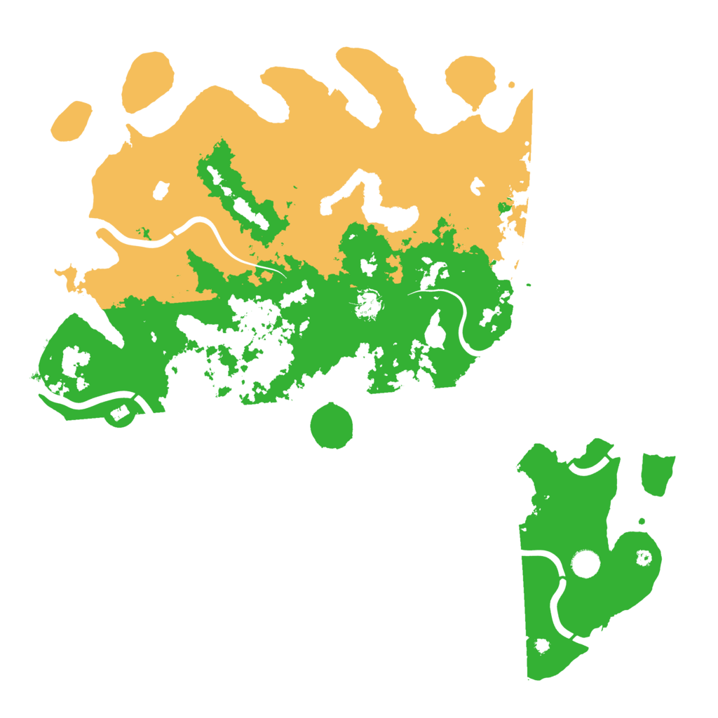Biome Rust Map: Procedural Map, Size: 4500, Seed: 1308560409