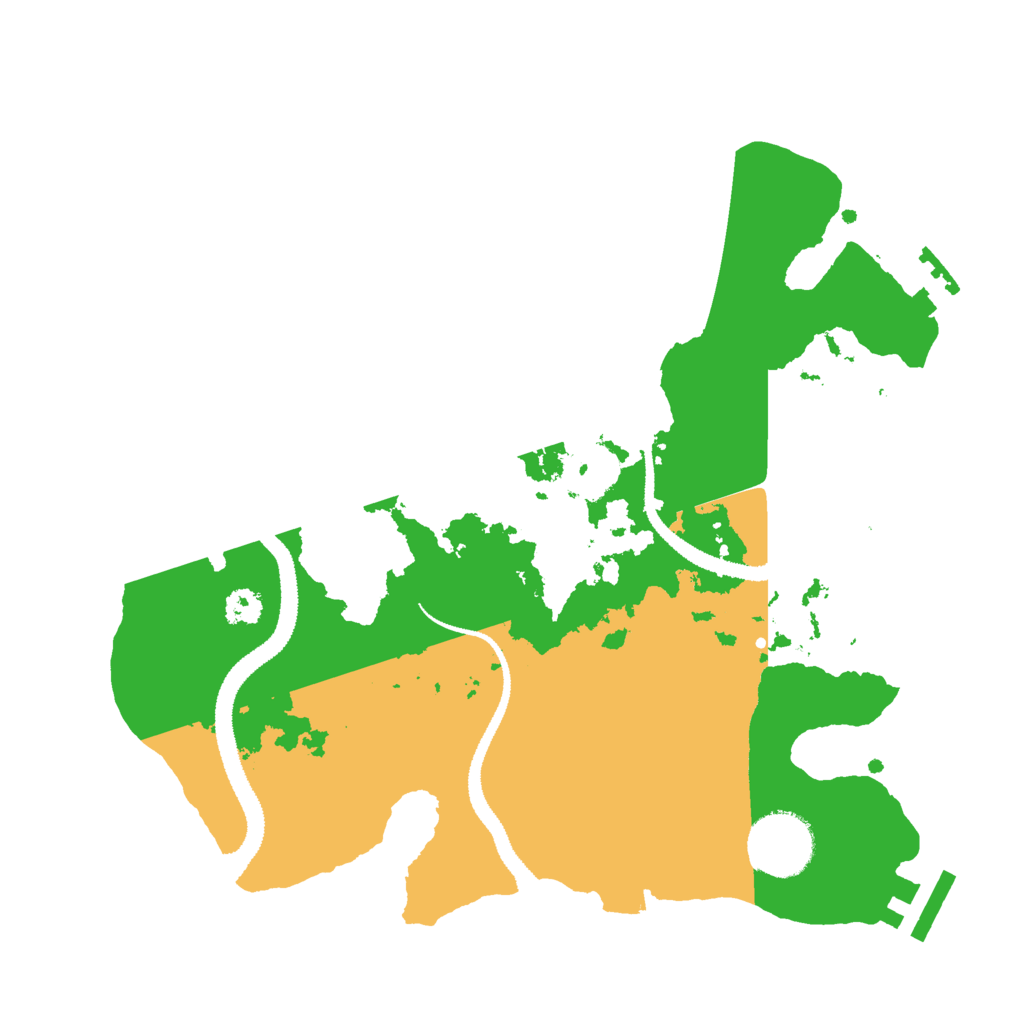 Biome Rust Map: Procedural Map, Size: 2800, Seed: 652896573