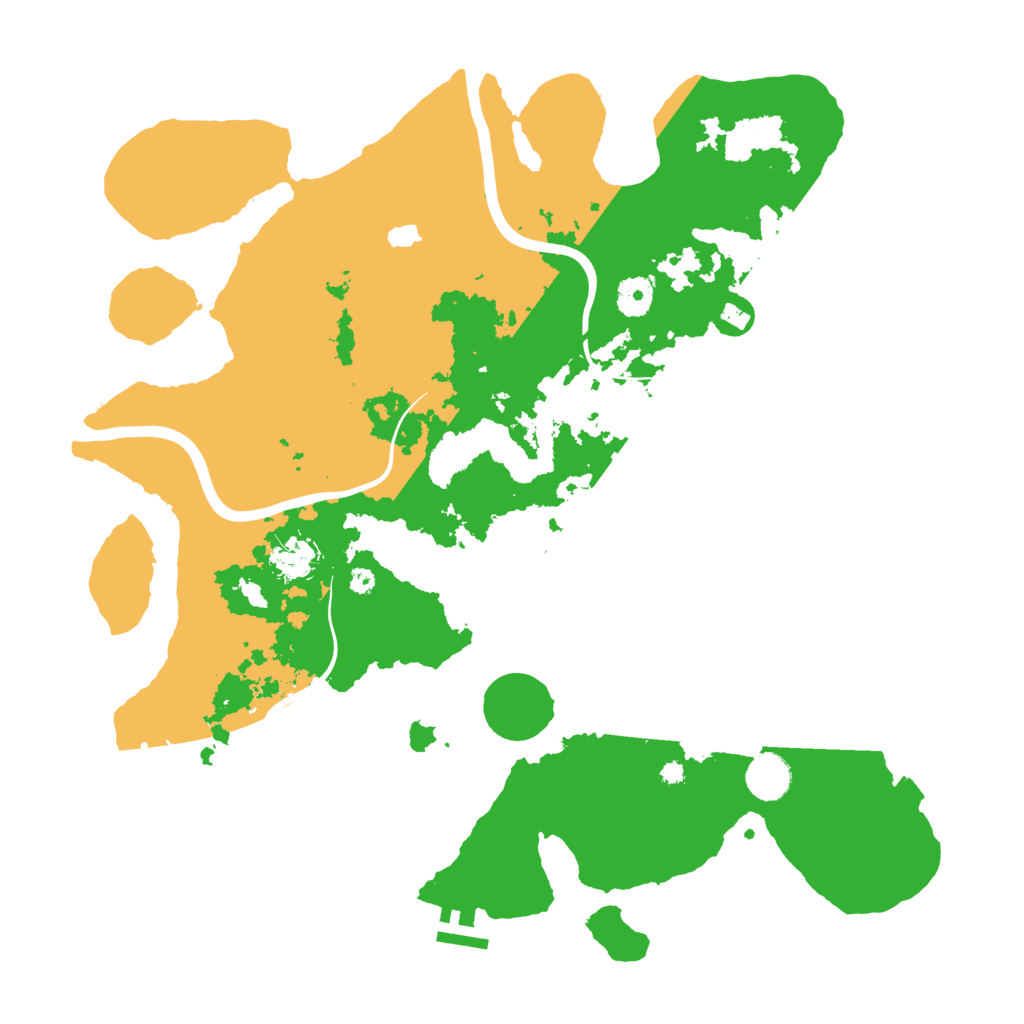 Biome Rust Map: Procedural Map, Size: 4000, Seed: 20875248