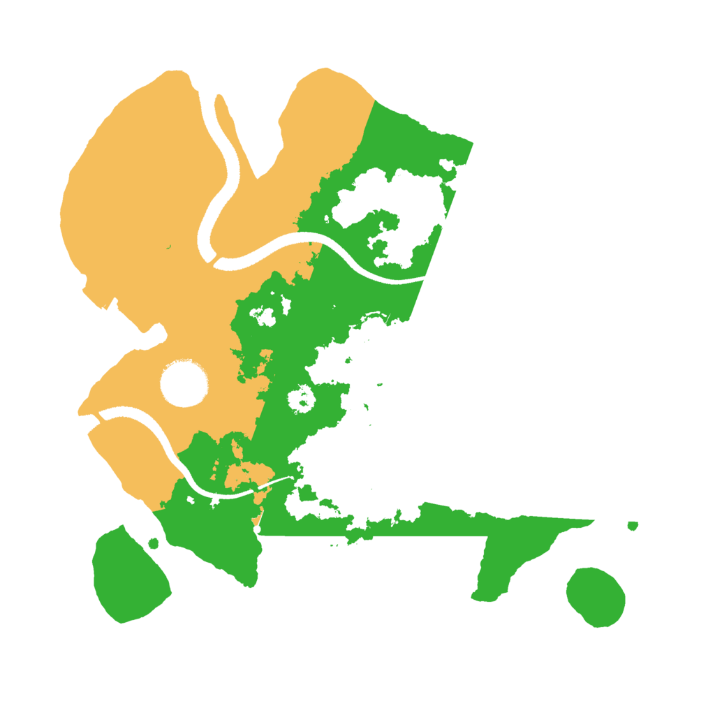 Biome Rust Map: Procedural Map, Size: 2663, Seed: 1506199107