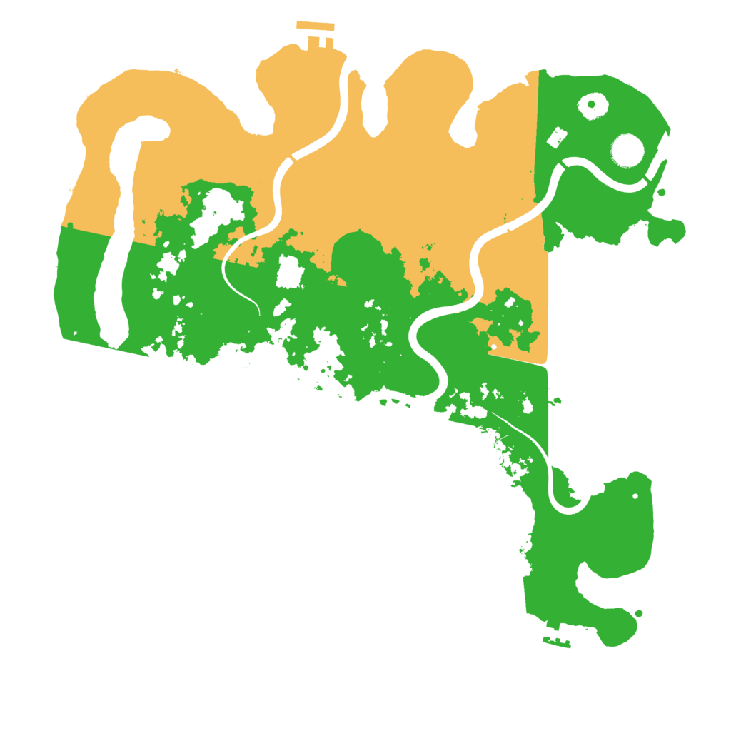 Biome Rust Map: Procedural Map, Size: 3900, Seed: 1259185891