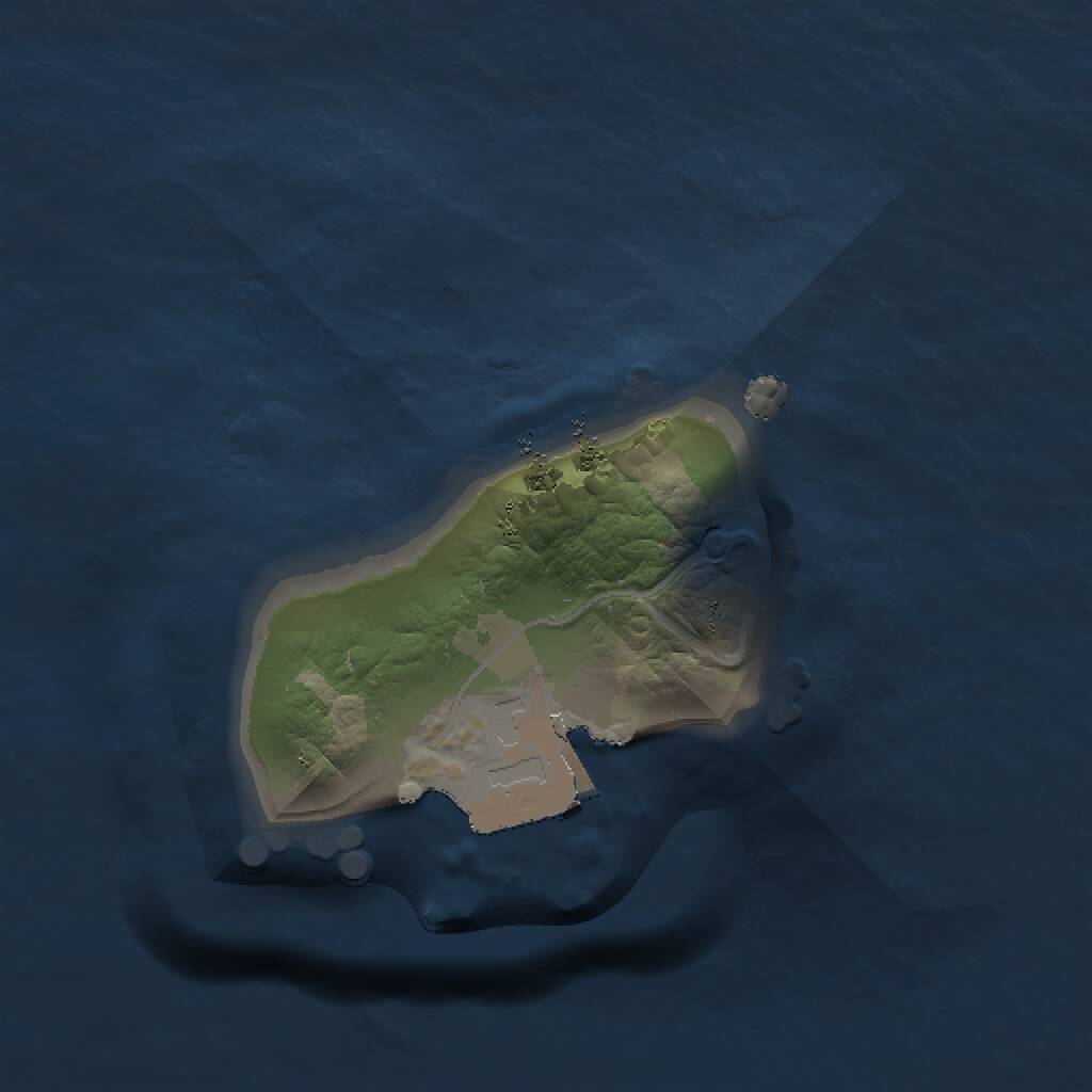 Rust Map: Procedural Map, Size: 1000, Seed: 27119049, 1 Monuments