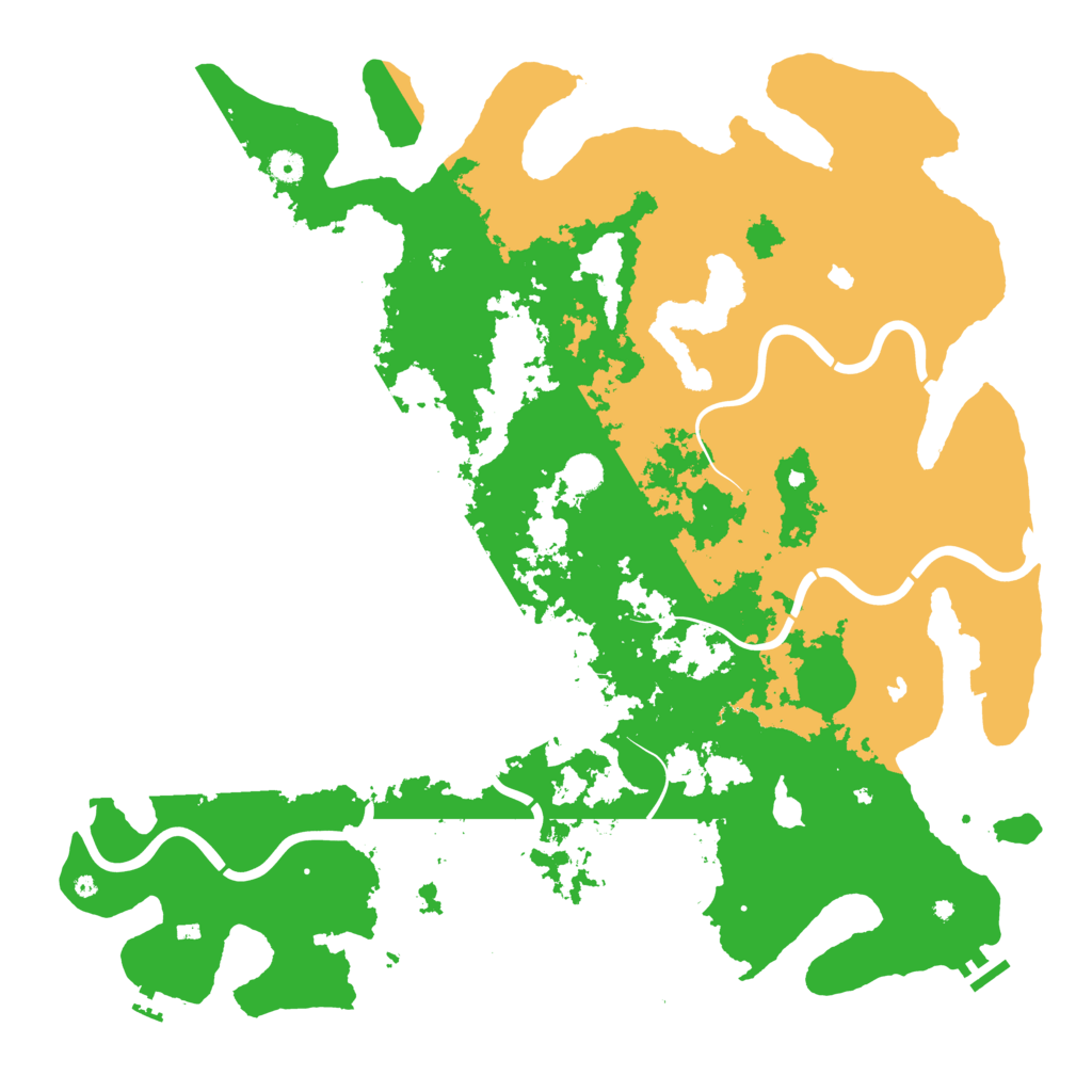 Biome Rust Map: Procedural Map, Size: 5000, Seed: 1859687185