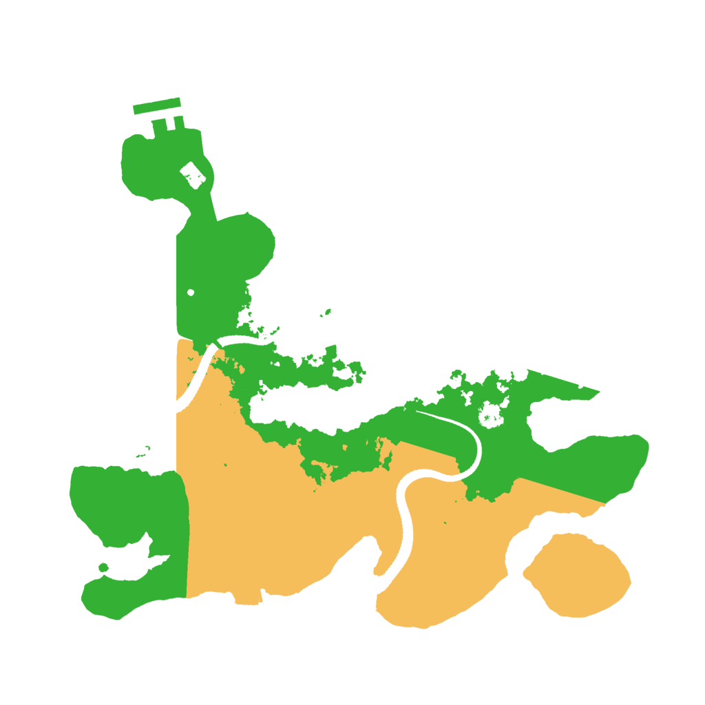 Biome Rust Map: Procedural Map, Size: 3000, Seed: 651951