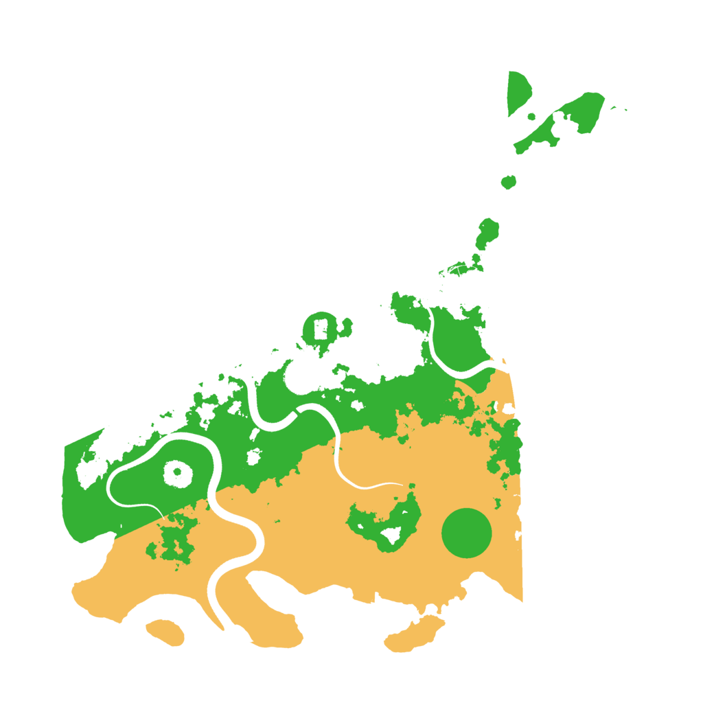 Biome Rust Map: Procedural Map, Size: 3700, Seed: 1118333854