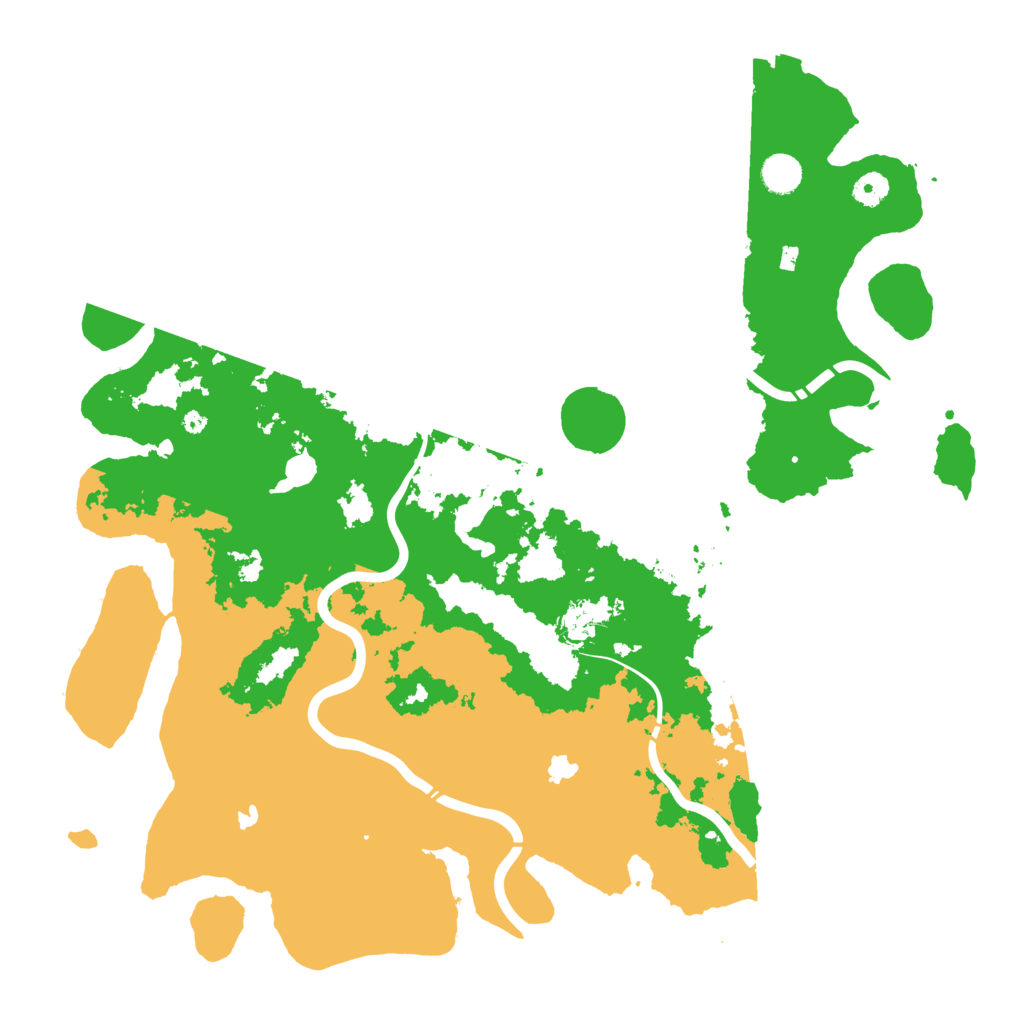 Biome Rust Map: Procedural Map, Size: 4500, Seed: 1377