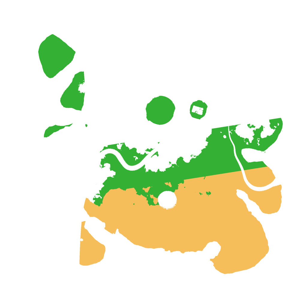 Biome Rust Map: Procedural Map, Size: 3000, Seed: 224955100