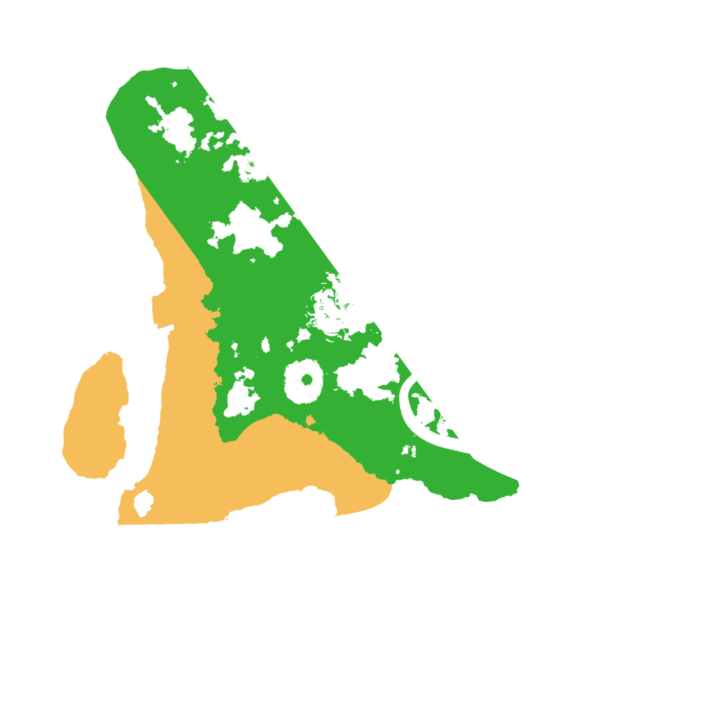 Biome Rust Map: Procedural Map, Size: 2500, Seed: 2116313247