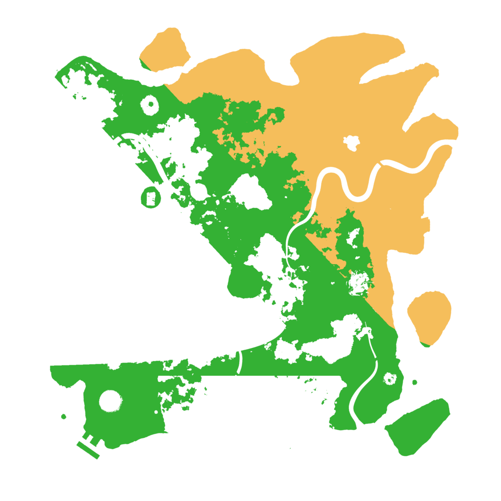 Biome Rust Map: Procedural Map, Size: 4000, Seed: 638554736