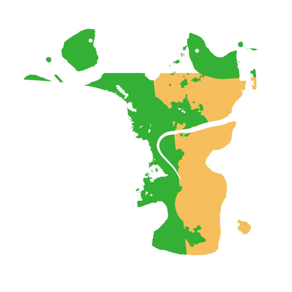 Biome Rust Map: Procedural Map, Size: 2200, Seed: 1644514943