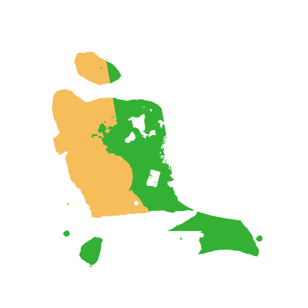 Biome Rust Map: Procedural Map, Size: 2000, Seed: 73300976