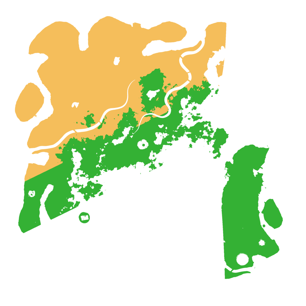 Biome Rust Map: Procedural Map, Size: 4500, Seed: 314897692