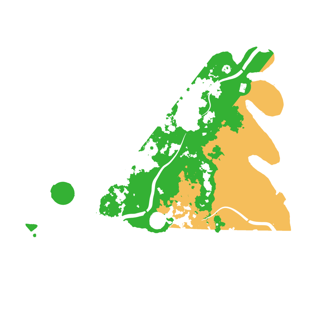 Biome Rust Map: Procedural Map, Size: 3600, Seed: 1649605502
