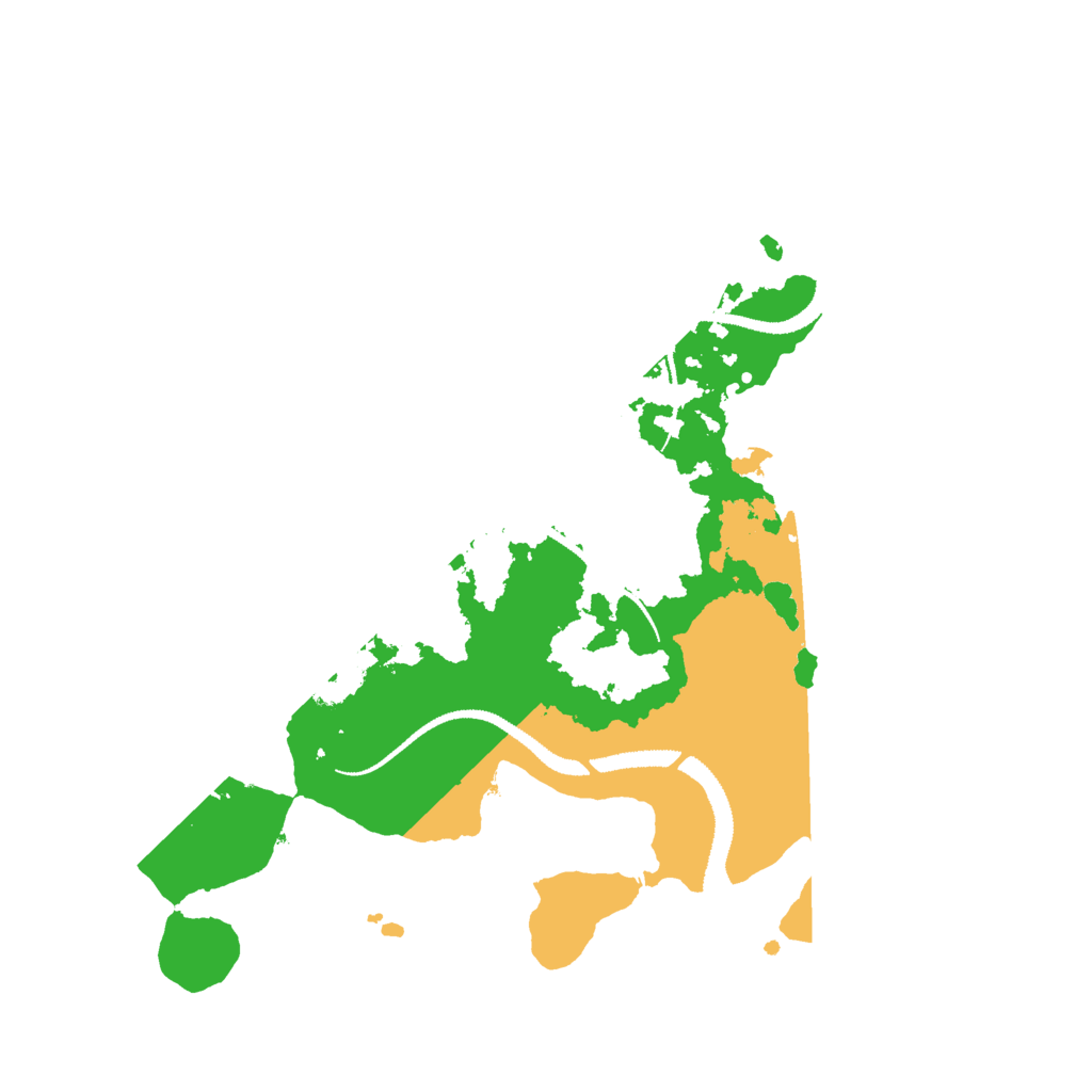 Biome Rust Map: Procedural Map, Size: 2898, Seed: 96482352