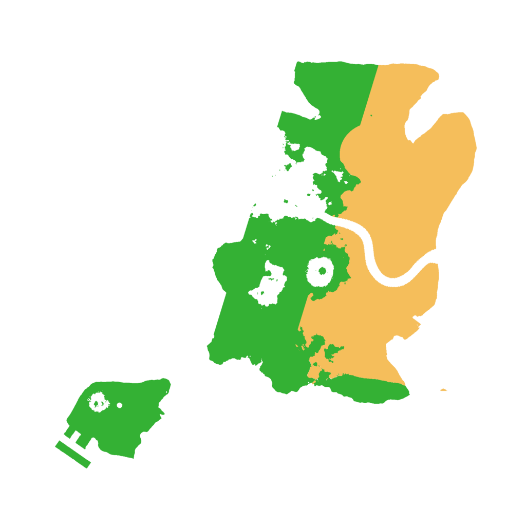 Biome Rust Map: Procedural Map, Size: 2750, Seed: 869322995