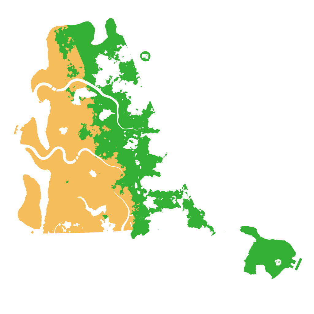 Biome Rust Map: Procedural Map, Size: 5000, Seed: 602143440