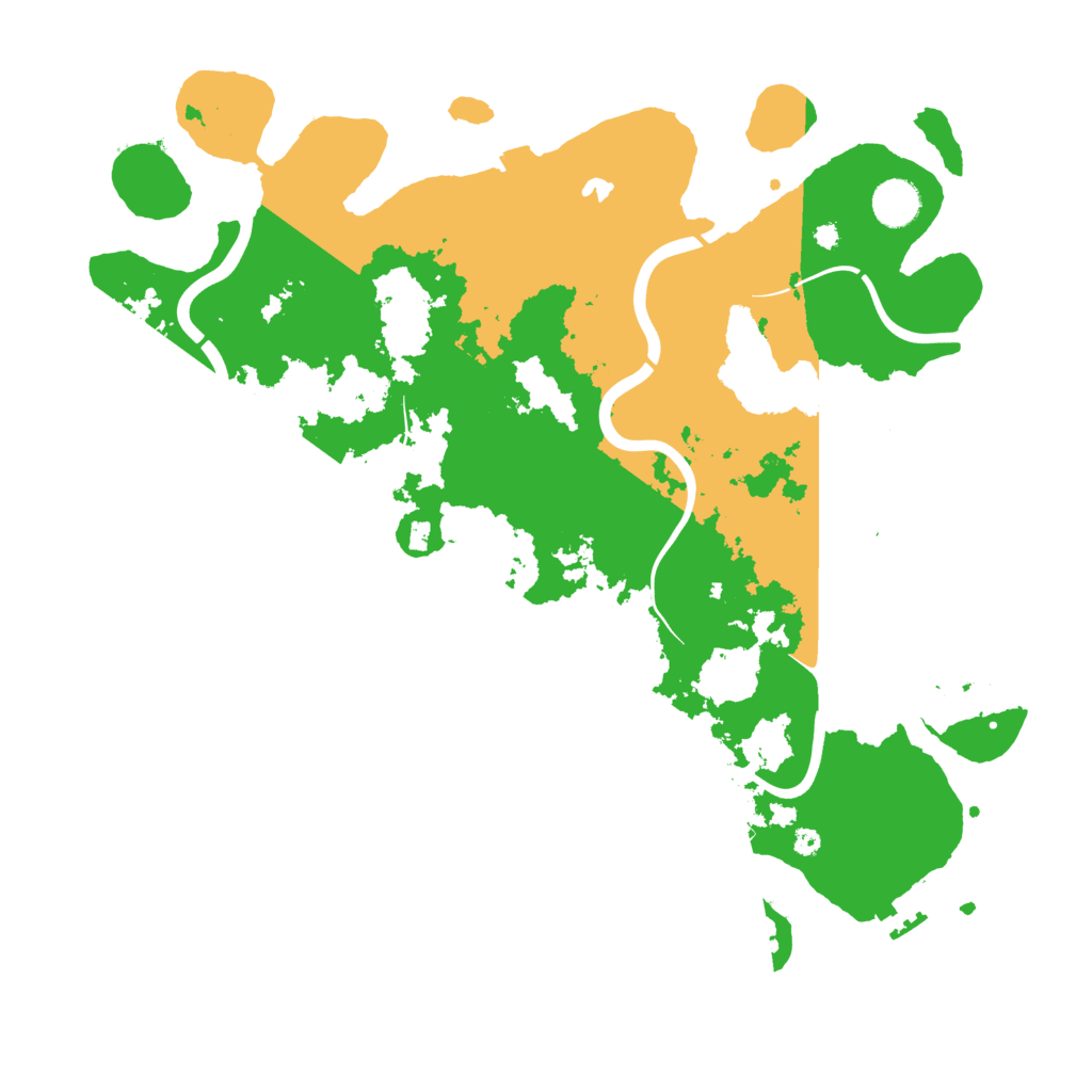Biome Rust Map: Procedural Map, Size: 4000, Seed: 72397654