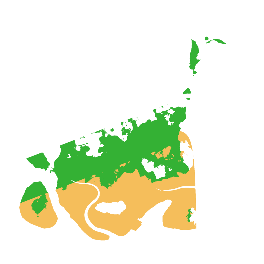 Biome Rust Map: Procedural Map, Size: 2800, Seed: 2078035363