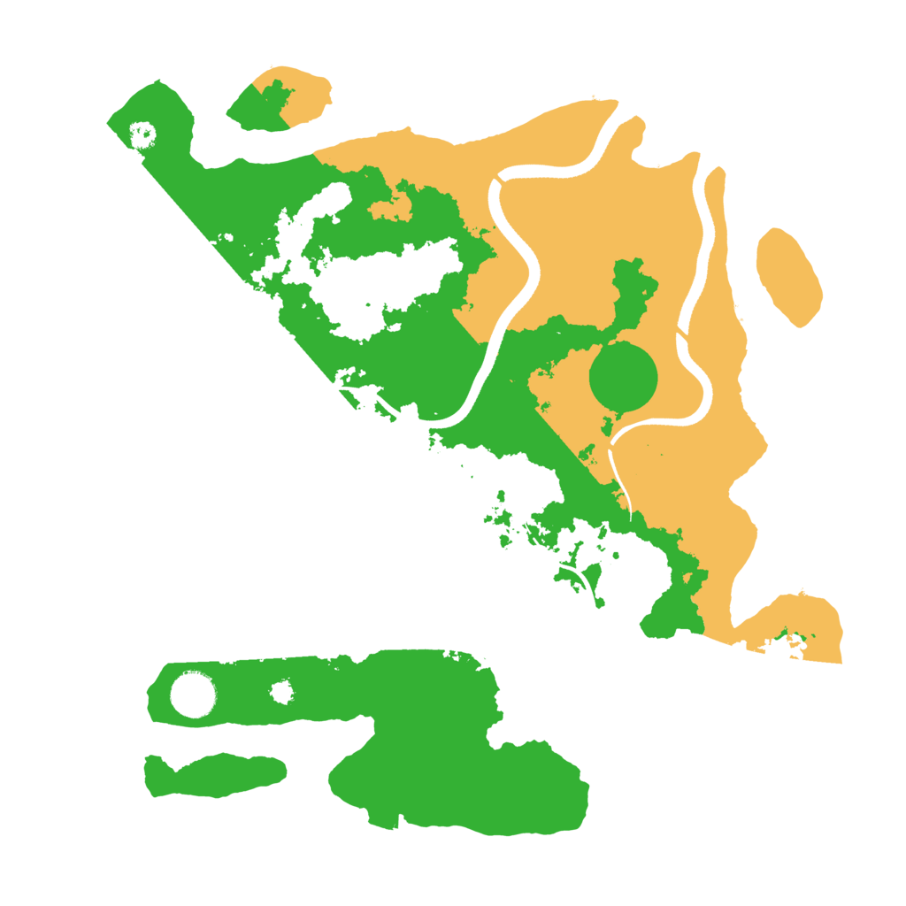 Biome Rust Map: Procedural Map, Size: 3500, Seed: 1333380087