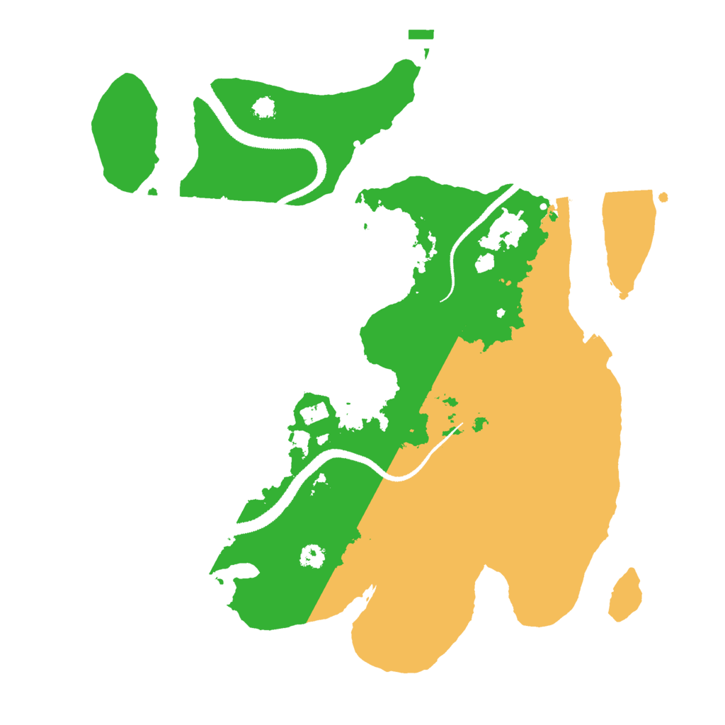 Biome Rust Map: Procedural Map, Size: 3000, Seed: 760798346