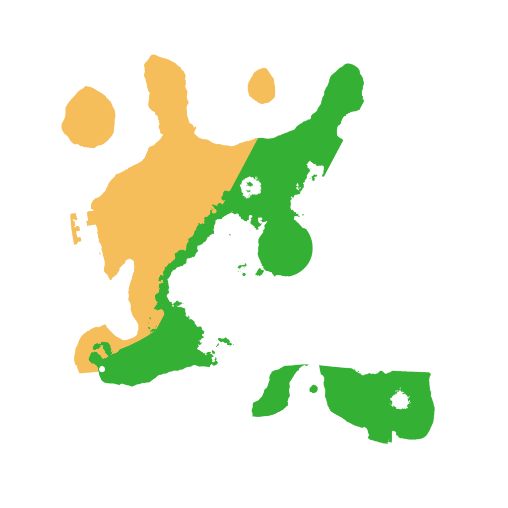 Biome Rust Map: Procedural Map, Size: 2500, Seed: 7363443