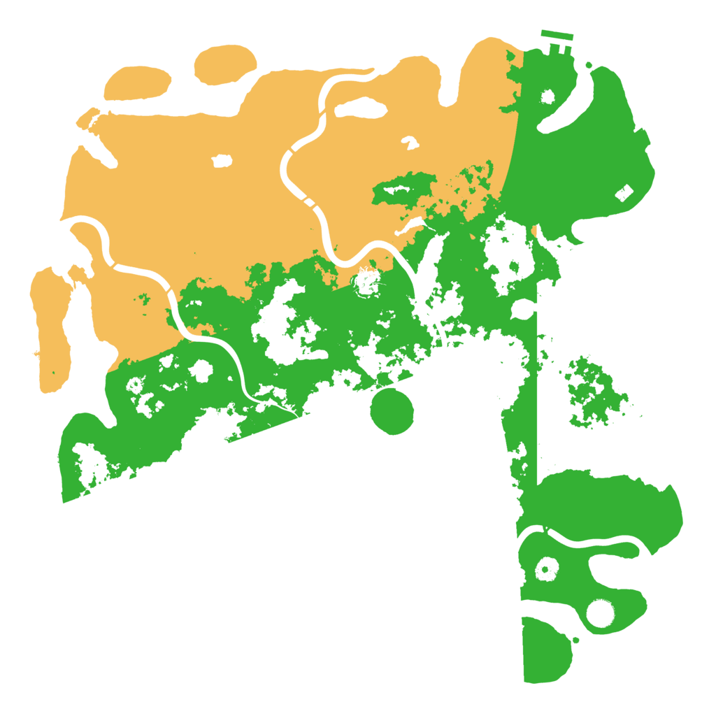 Biome Rust Map: Procedural Map, Size: 4500, Seed: 2027325657