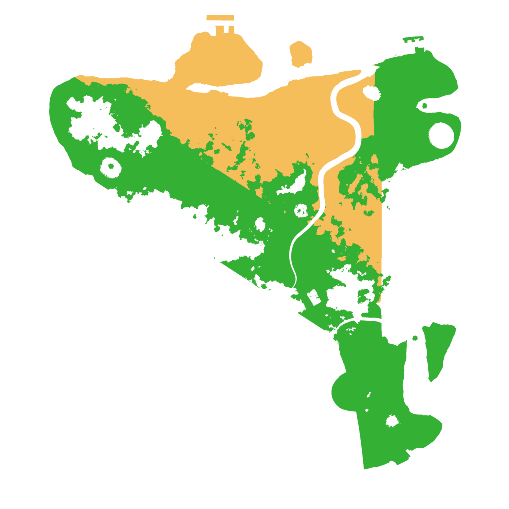 Biome Rust Map: Procedural Map, Size: 3750, Seed: 205559439