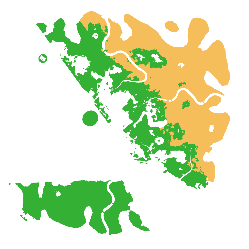 Biome Rust Map: Procedural Map, Size: 4500, Seed: 942398488