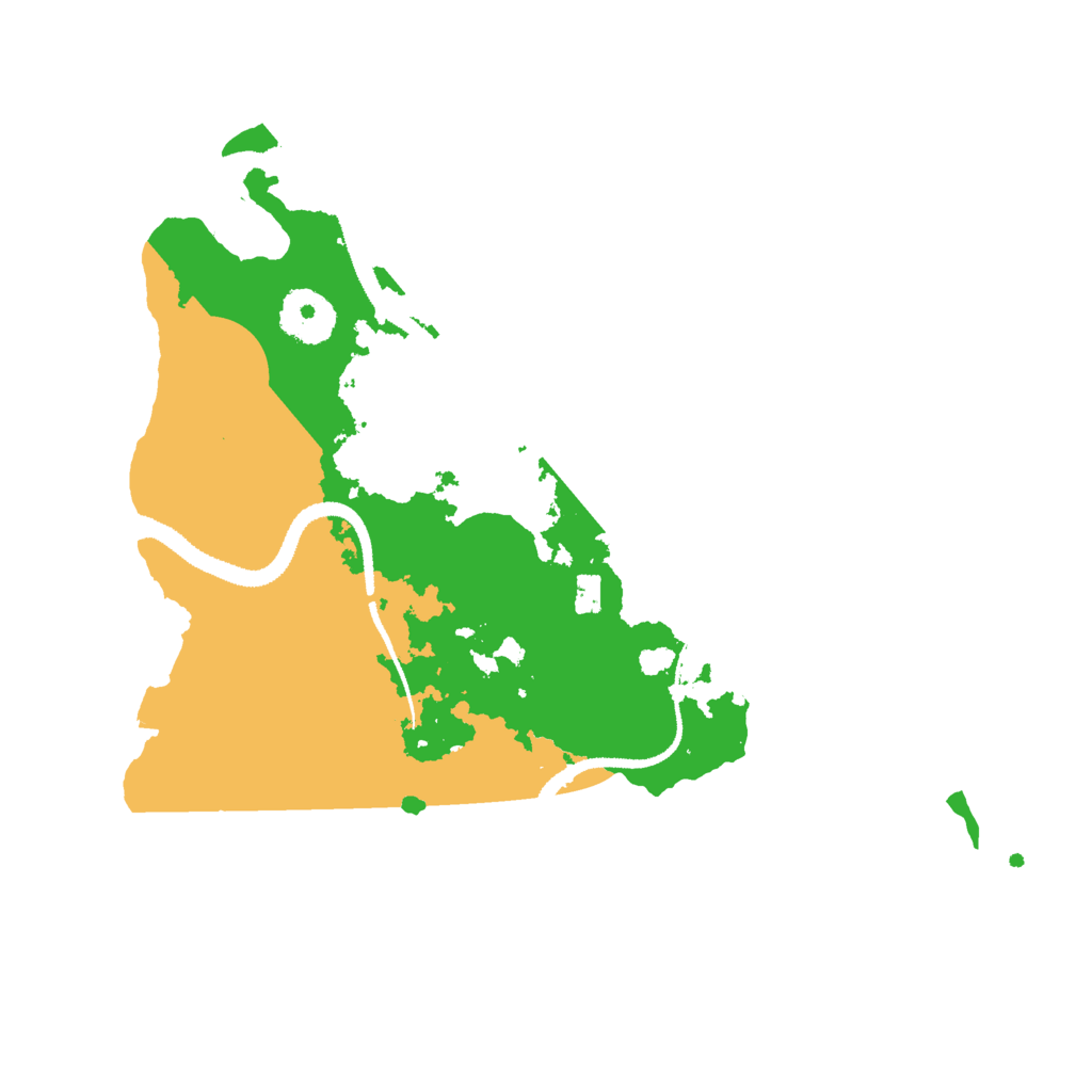 Biome Rust Map: Procedural Map, Size: 3000, Seed: 2073558362