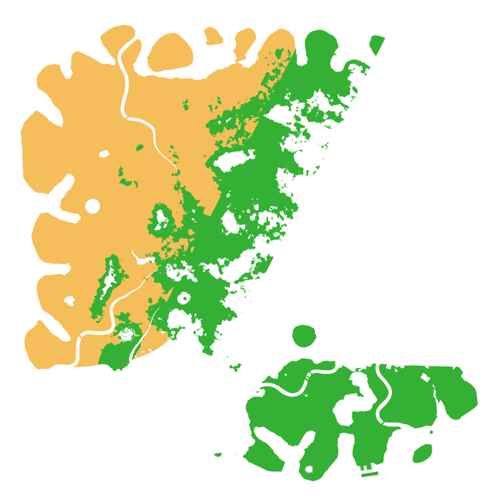 Biome Rust Map: Procedural Map, Size: 6000, Seed: 2107635