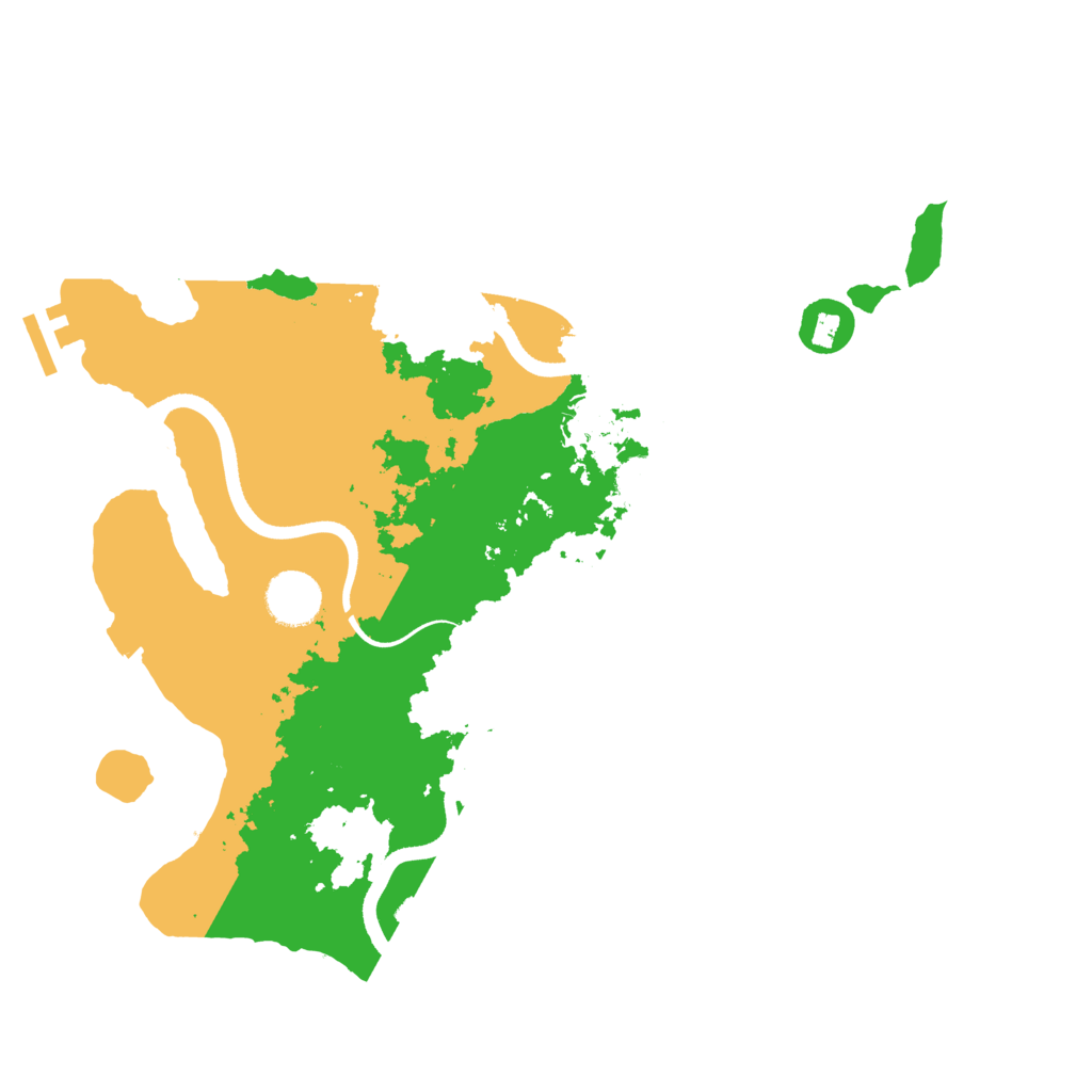 Biome Rust Map: Procedural Map, Size: 3500, Seed: 1278415454