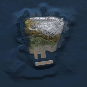 Thumbnail Rust Map: Procedural Map, Size: 1000, Seed: 1128424567, 2 Monuments