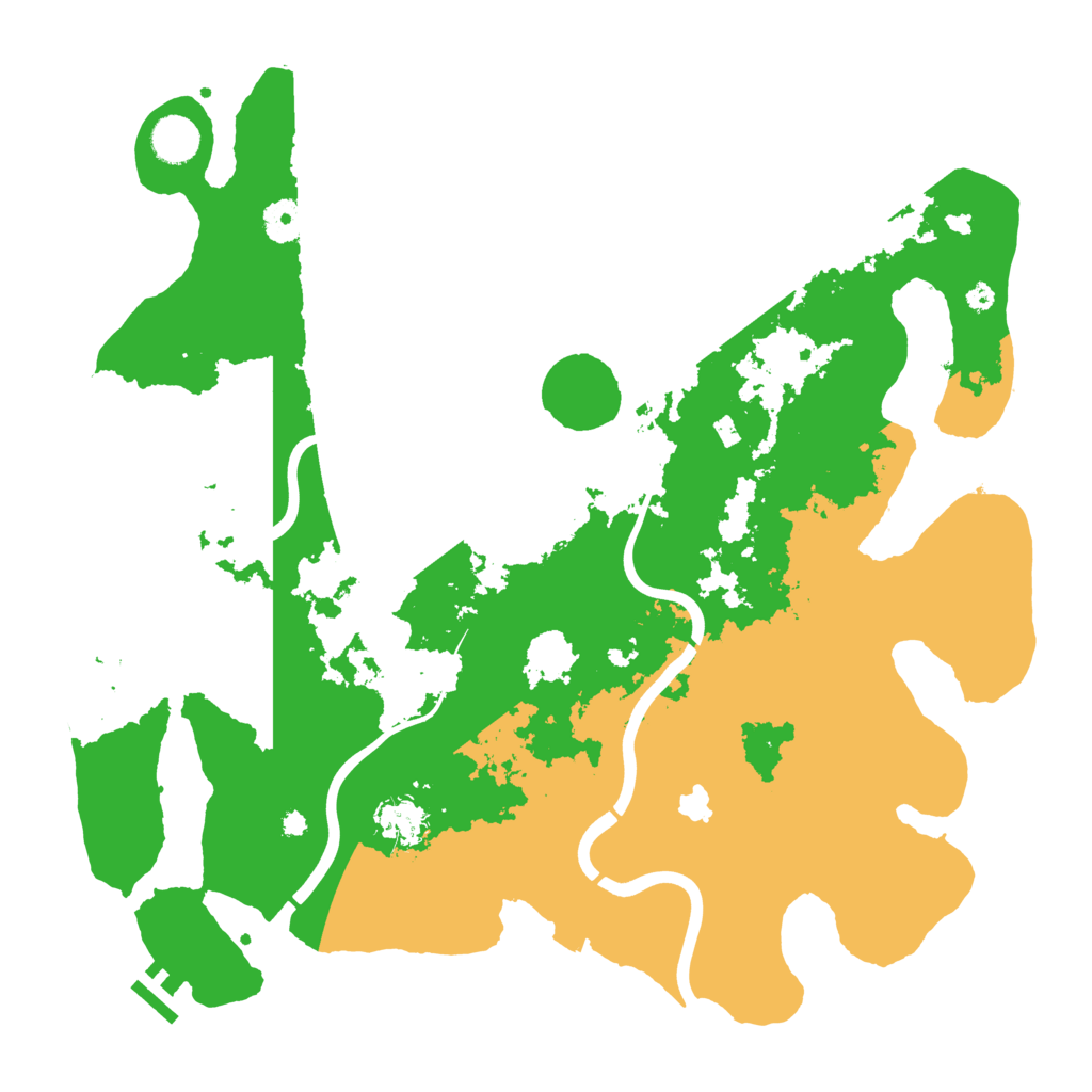 Biome Rust Map: Procedural Map, Size: 4000, Seed: 41402