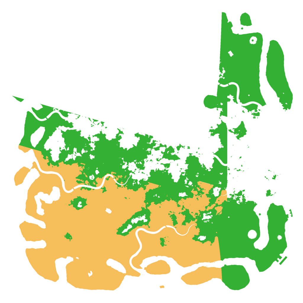 Biome Rust Map: Procedural Map, Size: 6000, Seed: 482103