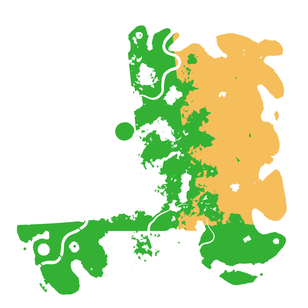 Biome Rust Map: Procedural Map, Size: 4500, Seed: 700474777