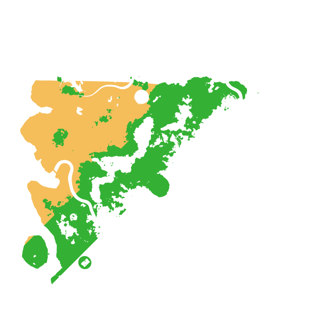 Biome Rust Map: Procedural Map, Size: 4200, Seed: 1337133733