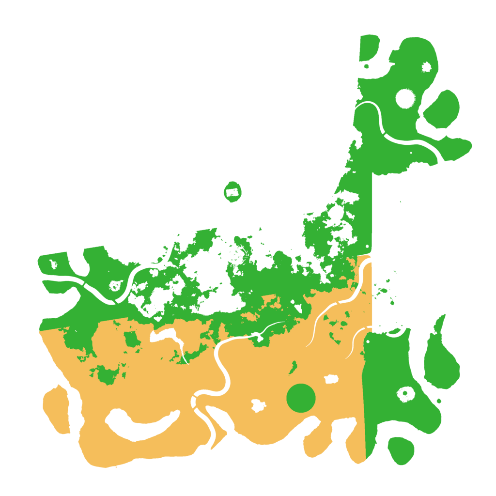 Biome Rust Map: Procedural Map, Size: 4500, Seed: 841784431