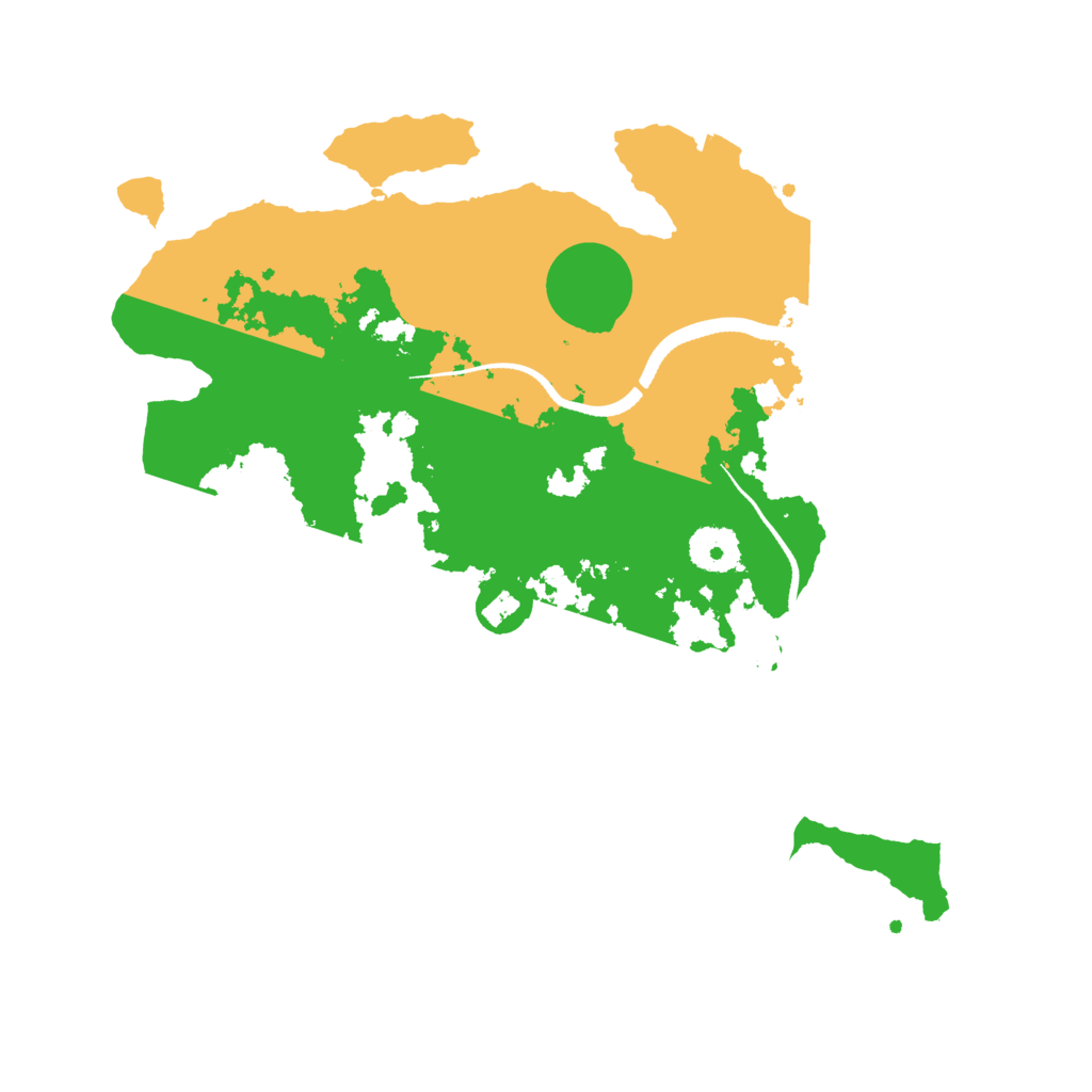 Biome Rust Map: Procedural Map, Size: 3350, Seed: 7