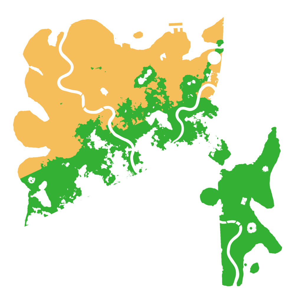 Biome Rust Map: Procedural Map, Size: 4500, Seed: 1091797147