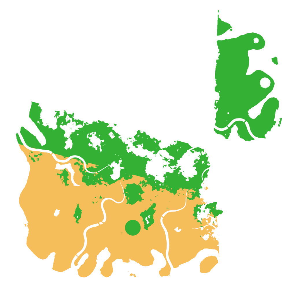 Biome Rust Map: Procedural Map, Size: 5000, Seed: 1943030422