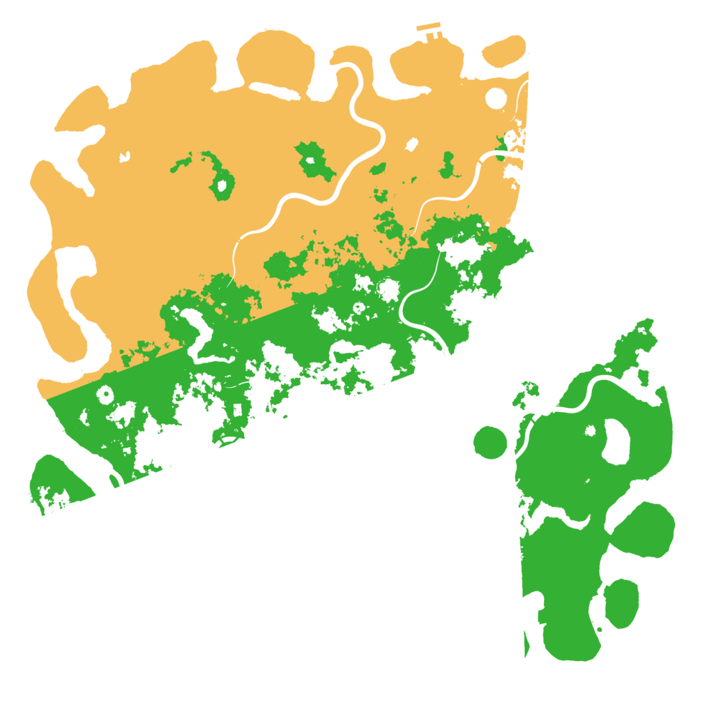 Biome Rust Map: Procedural Map, Size: 6000, Seed: 10312020